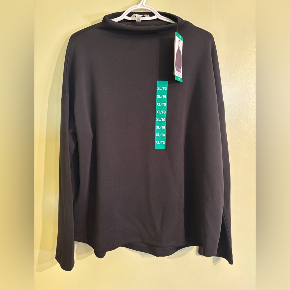 Black Cowl Neck Sweater